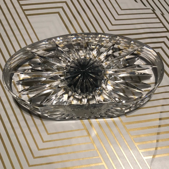 Waterford Crystal Wall Decor Waterford Crystal Oval Desk Clock